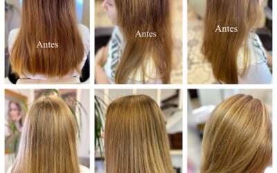 Arreglo de rubio luminoso